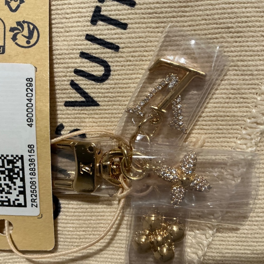 NWT Louis Vuitton Micro Bag Charm (Gold/Crystals) - Picture 12 of 16